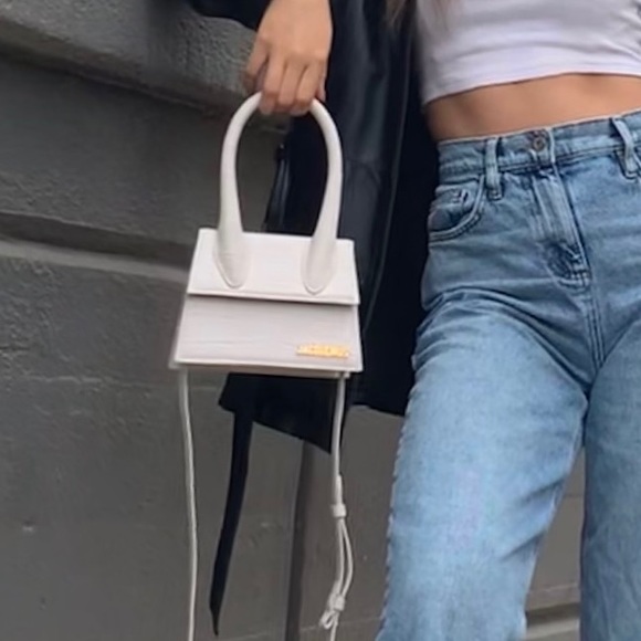 Jacquemus Chiquito Tote Bag Croc White - Picture 5 of 5